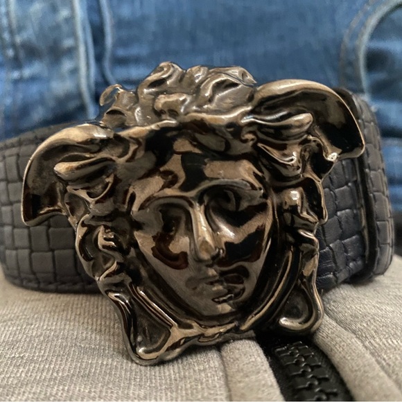 Versace blue belt - Picture 1 of 3